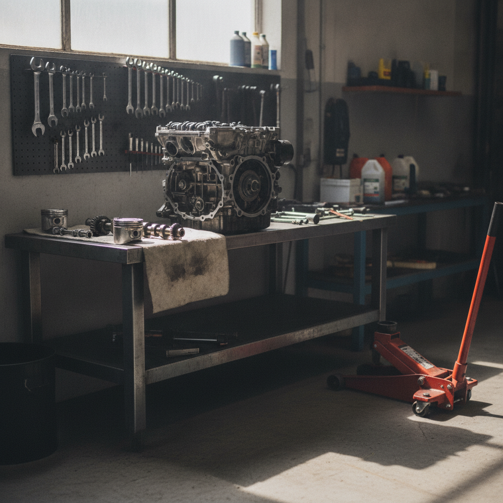 Mechanical Repair - No Face and No Text