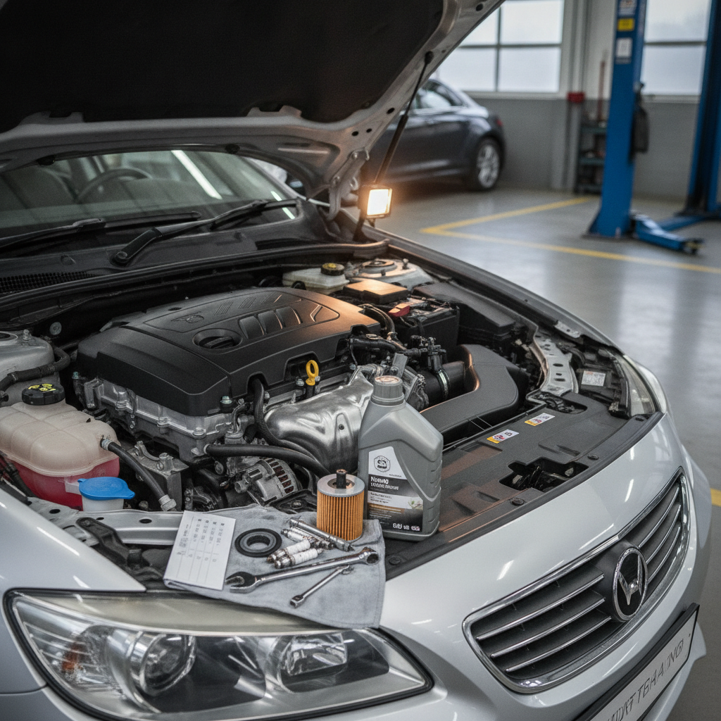 Automobile Preventive Maintenance - No Face and No Text