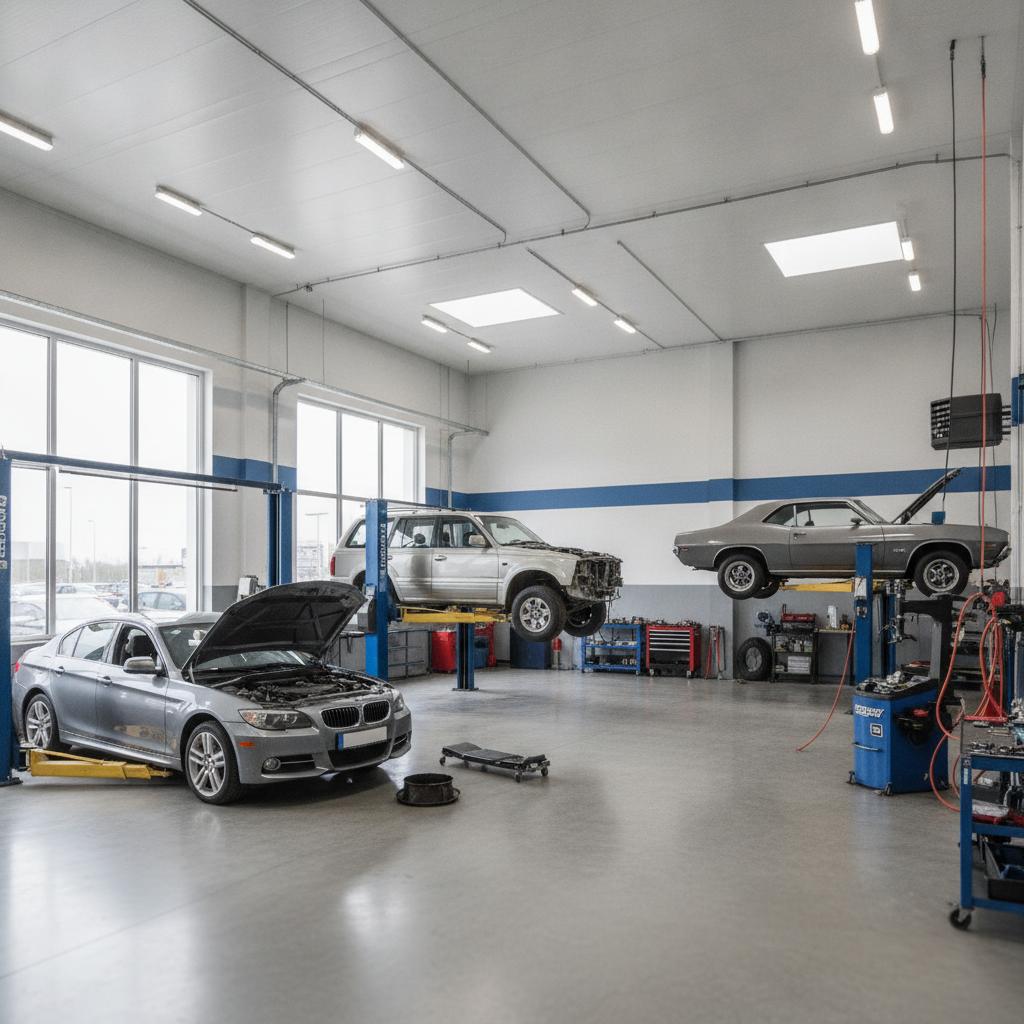 Full-service Auto repair - No Face and No Text